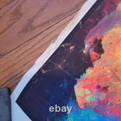 Vintage 1970 Creation Of Eve Black Light Poster Family Productions 32 x 25 1A