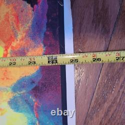 Vintage 1970 Creation Of Eve Black Light Poster Family Productions 32 x 25 1A