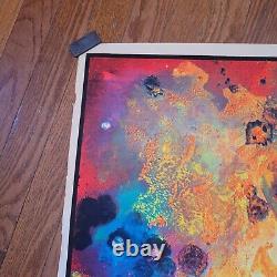 Vintage 1970 Creation Of Eve Black Light Poster Family Productions 32 x 25 2A