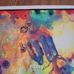 Vintage 1970 Creation Of Eve Black Light Poster Family Productions 32 x 25 2A