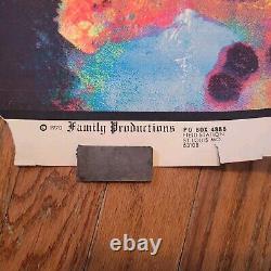Vintage 1970 Creation Of Eve Black Light Poster Family Productions 32 x 25 2A