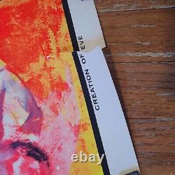 Vintage 1970 Creation Of Eve Black Light Poster Family Productions 32 x 25 2A