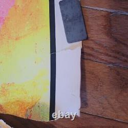 Vintage 1970 Creation Of Eve Black Light Poster Family Productions 32 x 25 2A