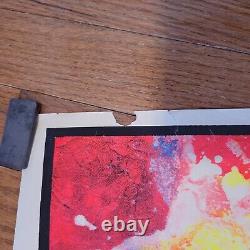 Vintage 1970 Creation Of Eve Black Light Poster Family Productions 32 x 25 2A