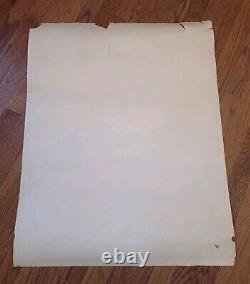 Vintage 1970 Creation Of Eve Black Light Poster Family Productions 32 x 25 2A
