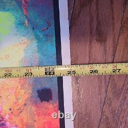 Vintage 1970 Creation Of Eve Black Light Poster Family Productions 32 x 25 2A
