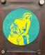 Vintage 1970''embrace'' Lovers Black Light 21.5 X 28.5 Poster Sexual Hippie