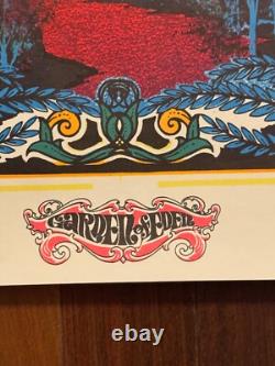 Vintage 1970 Garden of Eden Star City Psychedelic Waterfall Black Light Poster