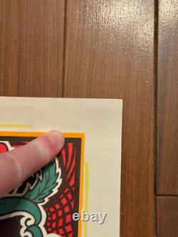 Vintage 1970 Garden of Eden Star City Psychedelic Waterfall Black Light Poster