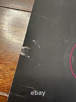 Vintage 1970 Pink Black Light Poster Pendulum Art Poster Nova Poster
