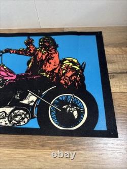 Vintage 1970 Pro Arts Hopper Finger Velvet Black Light Poster Original 16x10