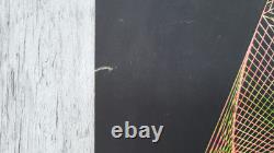 Vintage 1970 Psychedelic Abstract Black Light Poster 36 x 23 Gemini Rising Inc