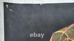 Vintage 1970 Psychedelic Abstract Black Light Poster 36 x 23 Gemini Rising Inc