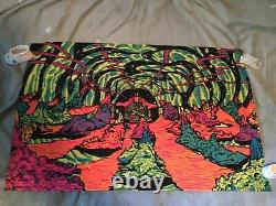 Vintage 1970 Third Eye Blacklight Poster 2000 Light Years from Home #230 Rhodes