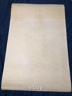 Vintage 1970's Canoe Trip AA Sales Screenprint Blacklight Poster