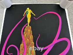 Vintage 1970's OCTOPUS Original Blacklight Poster 23x35 Vintage AA Sales PP 121