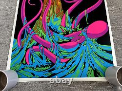 Vintage 1970's OCTOPUS Original Blacklight Poster 23x35 Vintage AA Sales PP 121