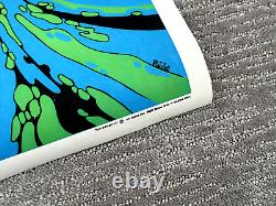 Vintage 1970's OCTOPUS Original Blacklight Poster 23x35 Vintage AA Sales PP 121