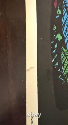 Vintage 1970's SAN MEZCALITO rick griffen BLACK LIGHT POSTER headshop HIPPIE
