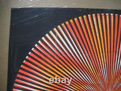 Vintage 1970's original psychedelic black light poster 14141