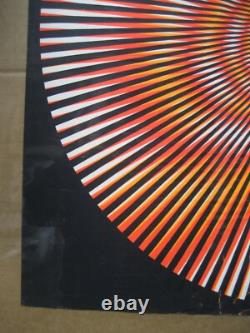 Vintage 1970's original psychedelic black light poster 14141