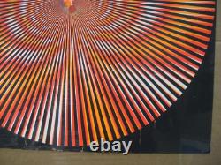 Vintage 1970's original psychedelic black light poster 14141