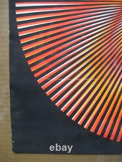 Vintage 1970's original psychedelic black light poster 14142