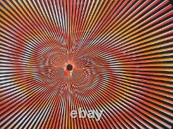 Vintage 1970's original psychedelic blacklight poster 14138