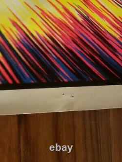 Vintage 1970 velva-print blacklight poster, Devil Rider. PP 451