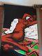 Vintage 1970s Blacklight Poster Black Woman Nude Diana Ross Art Print 31x21.5