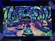 Vintage 1970s Blacklight Poster Mystical Psychedelic Castle Space Travel Sci-fi