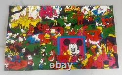 Vintage 1970s Disney After Dark blacklight poster illustrated by Wally Wood