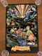 Vintage 1970s Flocked Blacklight Hobbit Poster Tolkien Journey Begins 32 X 21