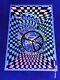 Vintage 1970s Psychedelic Blacklight Poster Power Of Eunice 23x35