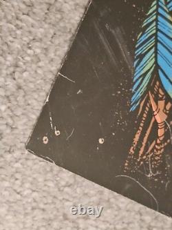 Vintage 1970s San Mezcalito Blacklight Headshop Stoner Toker Poster 28x21