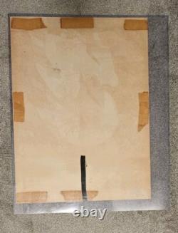 Vintage 1970s San Mezcalito Blacklight Headshop Stoner Toker Poster 28x21