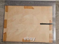 Vintage 1970s San Mezcalito Blacklight Headshop Stoner Toker Poster 28x21