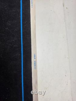 Vintage 1970s Velva-Print Flocked Blacklight Poster COBRA 34 x 23 GROOVY