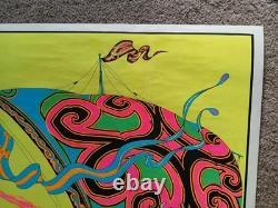 Vintage 1970s Vikings Return Original Black Light Poster 23 x 35 Very Rare Vintage 1970s Vikings Return Original Black Light Poster 23 x 35 Very Rare
