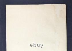 Vintage 1970s Western Graphics Blacklight Poster #675 Tree House