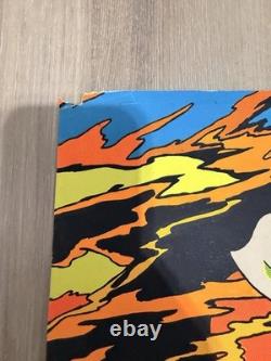 Vintage 1971 Blacklight Poster Night Rider #736 Third Eye Inc