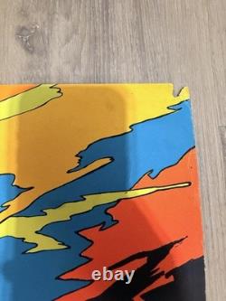 Vintage 1971 Blacklight Poster Night Rider #736 Third Eye Inc