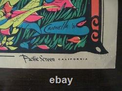Vintage 1971 COBRA PRINCESS Star City/Pacific Screen BLACKLIGHT Poster