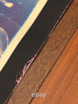 Vintage 1971 Gemini Rising Water Laurel & Hardy Black Light Poster Time Travel