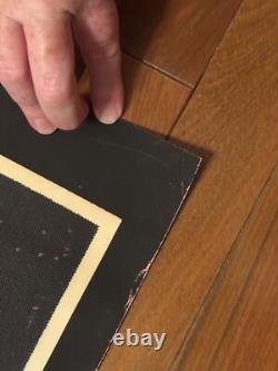 Vintage 1971 Gemini Rising Water Laurel & Hardy Black Light Poster Time Travel