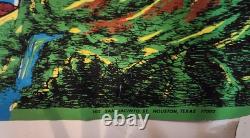 Vintage 1971 Houston blacklight & Poster Zodiac Rare #1 Of 6 In Set