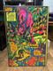 Vintage 1971 Marvel Third Eye Black Light Small Hulk Poster