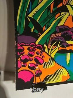 Vintage 1971 Marvel Third Eye Original Black Light Dayglo Hulk Poster Neon