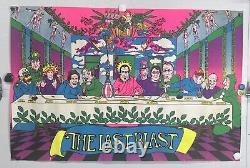 Vintage 1971 Original Pro Arts The Last Blast Blacklight Poster 28 X 42