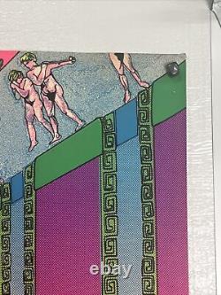 Vintage 1971 Original Pro Arts The Last Blast Blacklight Poster 28 X 42